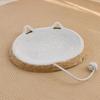 Cat‑Ear Woven Cotton Rope Cat Bed Summer Cooling Mat With Toy Wear‑resistant Sleeping Nest For Cats