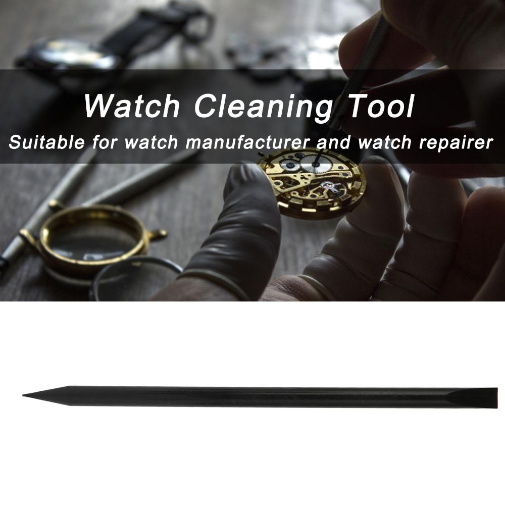 Black Watch Dial Cleaning Stick ABS Watch Cleaning Pen Professional Cleaning Supply
