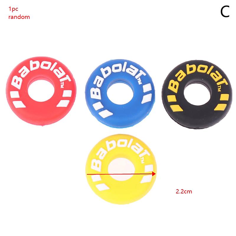 Tennis Racket Vibration Dampeners Silicone Anti-Vibration Tennis Shockproof Absorber Smile Face Shock Pad Accessories Random