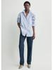 Longmei Women's Striped Pure Cotton Shirt, Spring-Summer 2026, Simple Commute Style with Lapel and Long Sleeves