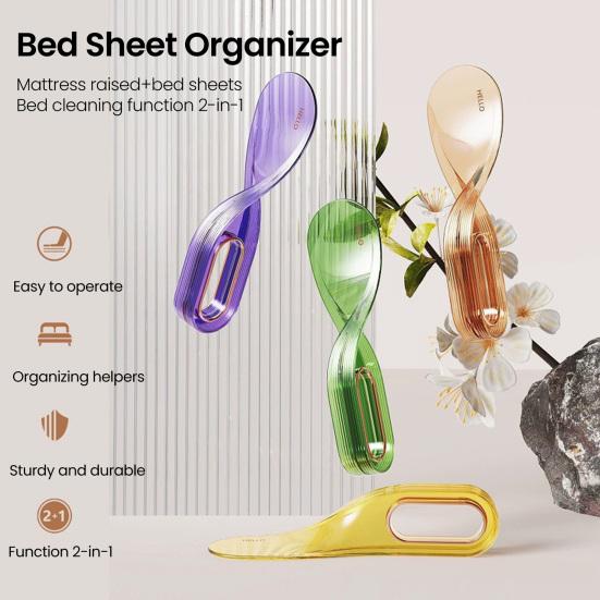 2/3/4Pcs Mattress Lifter Bed Maker Tool Ergonomic Handle Mattress Riser Wedge Bed Sheet Tucker Tool Sheet Changing Mattress Lifting Tool
