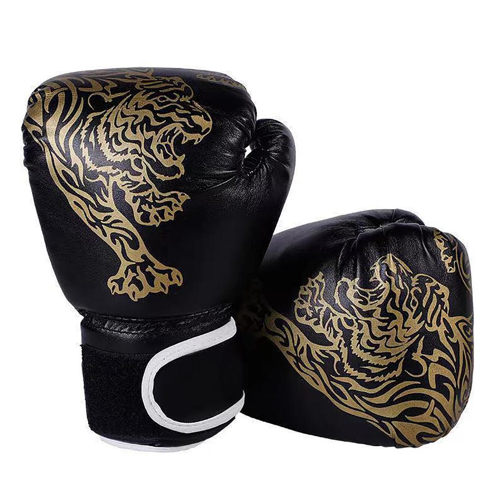 1 Pair Boxing Gloves Adults Women Men Boxing Sanda Gloves Unisex Boxing Training Exercise Leather Gloves Sports Protection Mitts