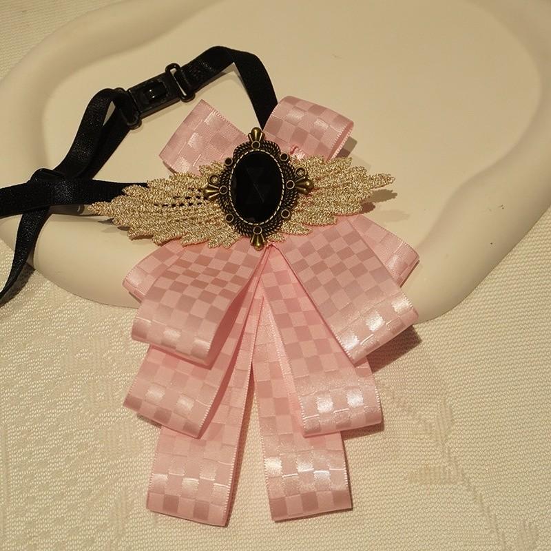 Solid Color Butterfly Tie With Rhinestone Decor And Polyester Fabric For Formal Events And Weddings