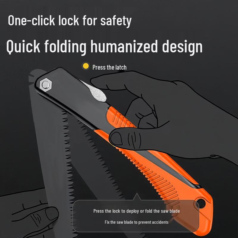 Durable Folding Hand Saw for Tree Branch & Woodworking