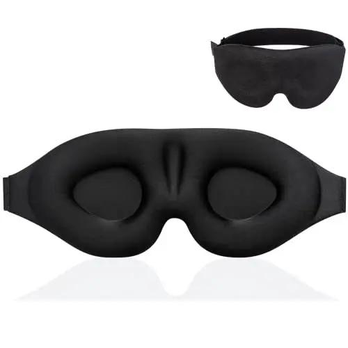 1PCS 3D Sleeping Eye Mask Blindfold for Unisex Soft Tiredness Relief Eye Cover Natural Sleeping Blind Eye Patch Skin Care Tool