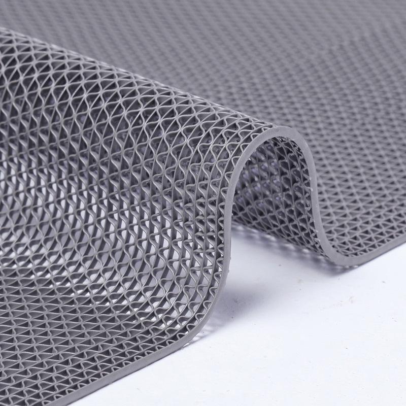 3.5mm Non-Slip Waterproof PVC Mesh Floor Mat for Bathroom, Toilet, Outdoor & Pool Areas