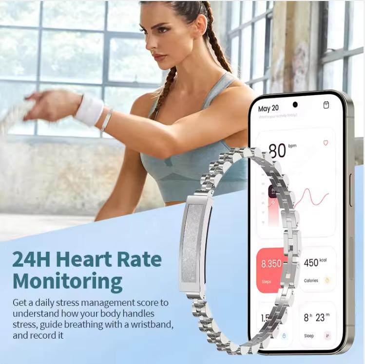 Xiaomi Youpin LIGE Health Smart Bracelet for Couples Heart Rate Monitor Activity Fitness Tracker Men Women Band Sports Waterproof Smart Watch