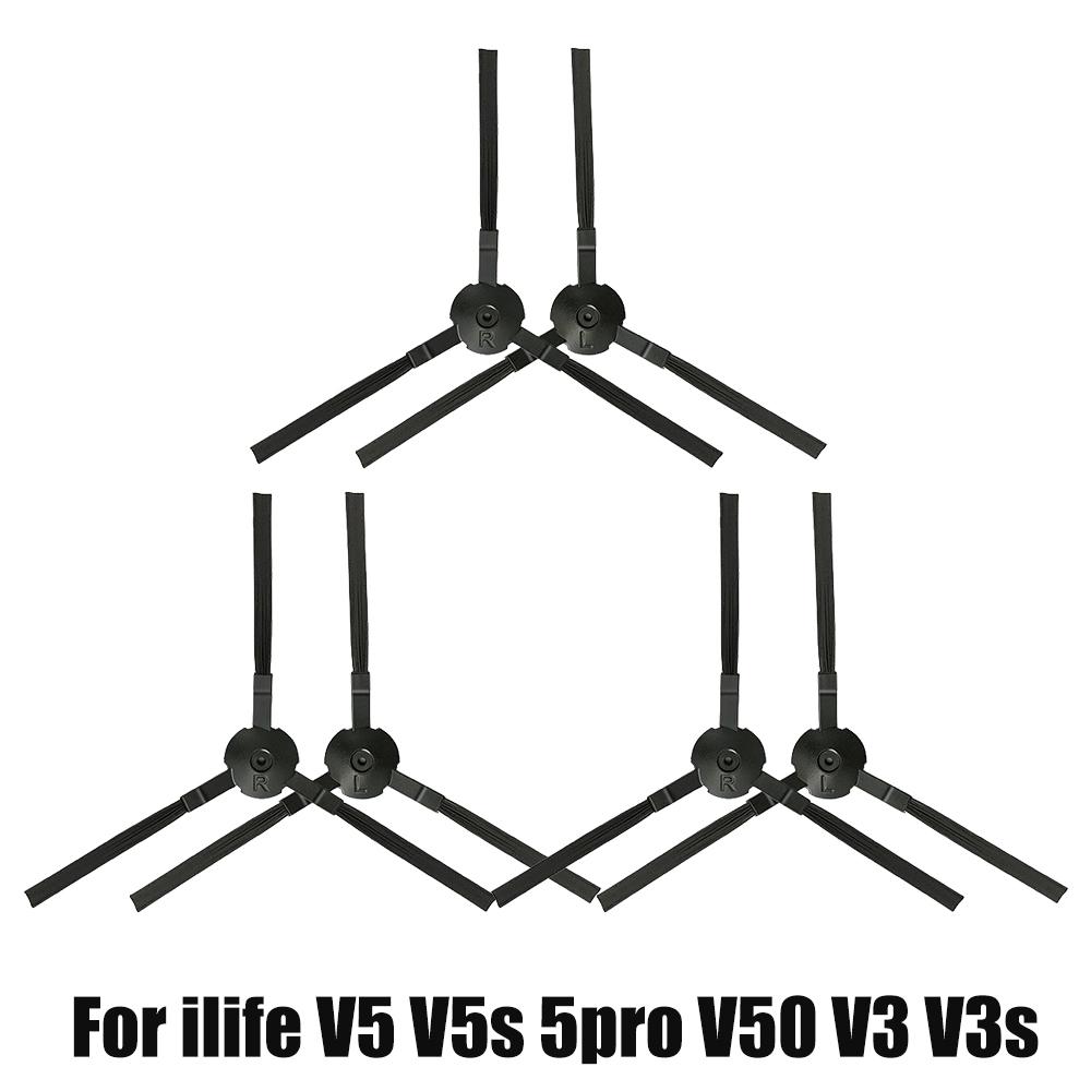 For ILife V5S V5 Pro X5 V5 V3 V5S Pro V50 V55 Side Brush HEPA Filter Mop Cloth Magic Paste Accessories Vacuum Cleaner Parts