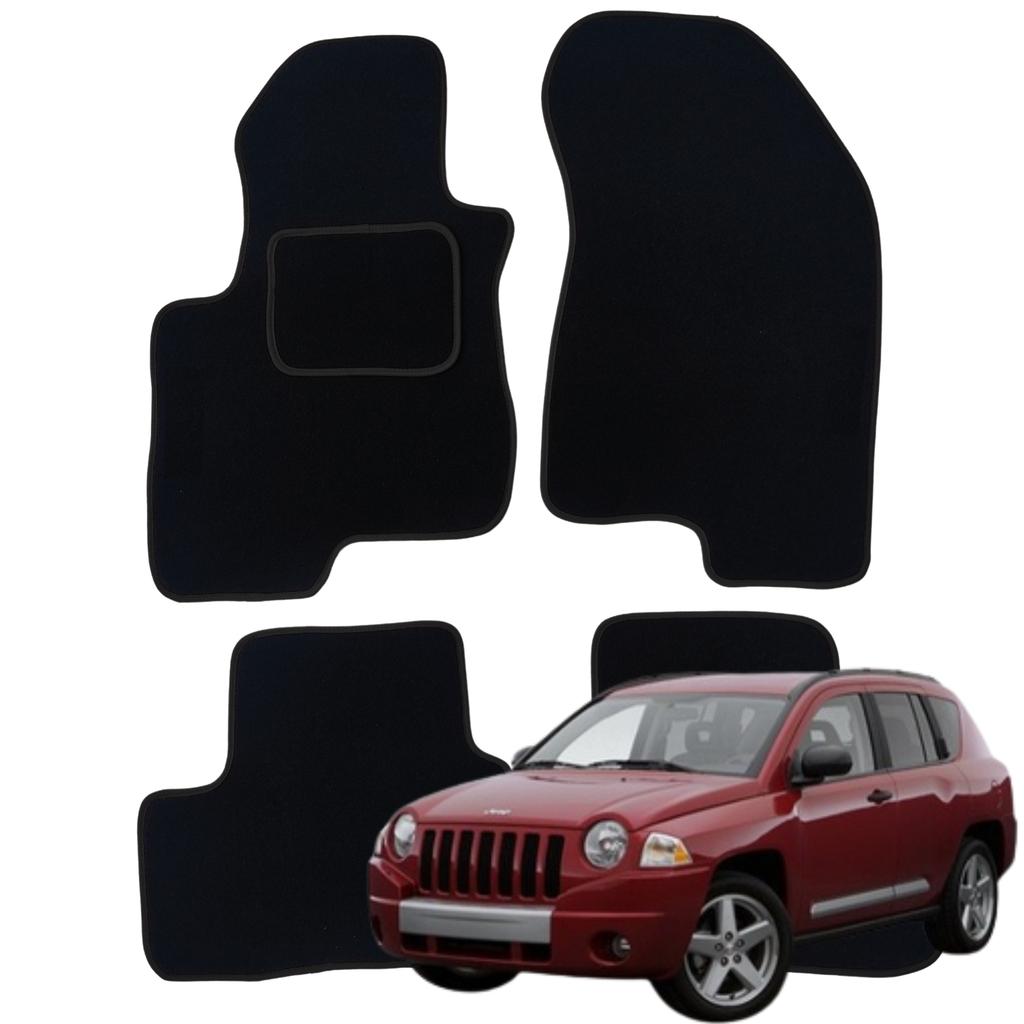 Jeep grand compass 2007-2015r. dywaniki welurowe maty do auta wycieraczki b