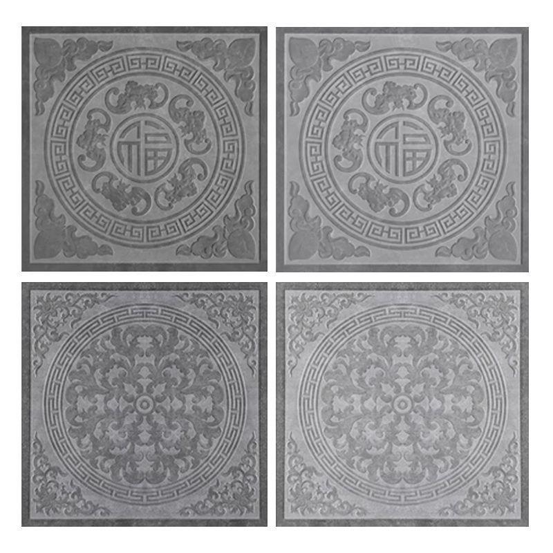 600x600 Chinese Antique Courtyard Anti-Slip Floor Tiles for B&B and Restaurant