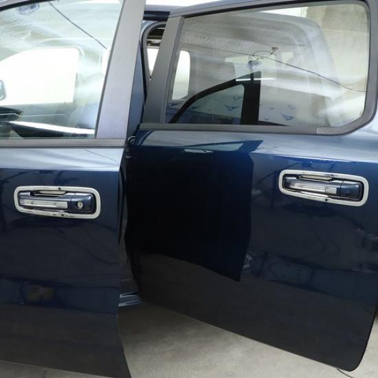 Exterior Door Handles Bowl Cover Trim Bezels For Dodge Ram 1500 2018- Chrome
