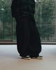 ANGLAN Herringbone Fatigue Balloon Pants - Black