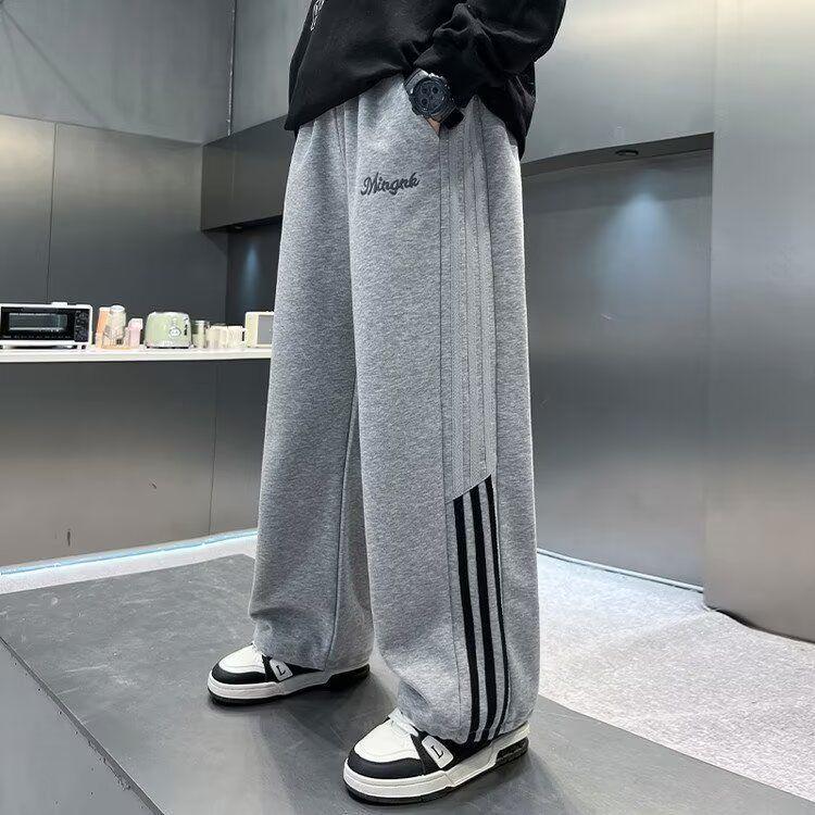 

Спортивные брюки-кюлоты для мальчиков на весну и осень - стиль 2025 для детей среднего и старшего возраста 160 cm серый