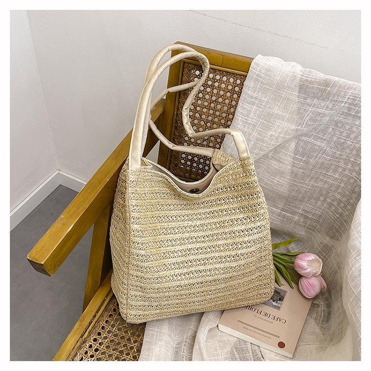 

Новая сумка повседневная плетеная маленькая свежая на плечо весна и лето новая свежая сумка-тоут портативная женская сумка жёлтый