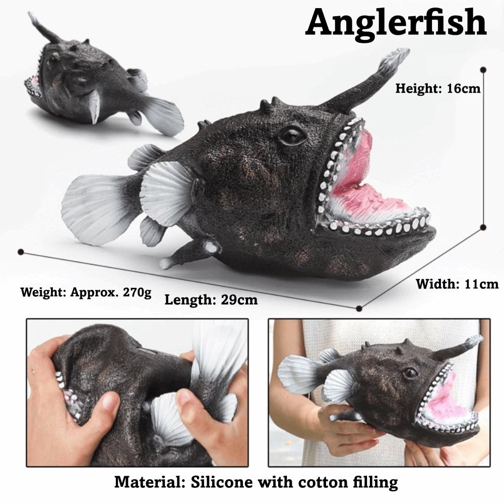 Large Size Ocean Animals Action Figures Great White Shark Model  Ocean Animal Simulation