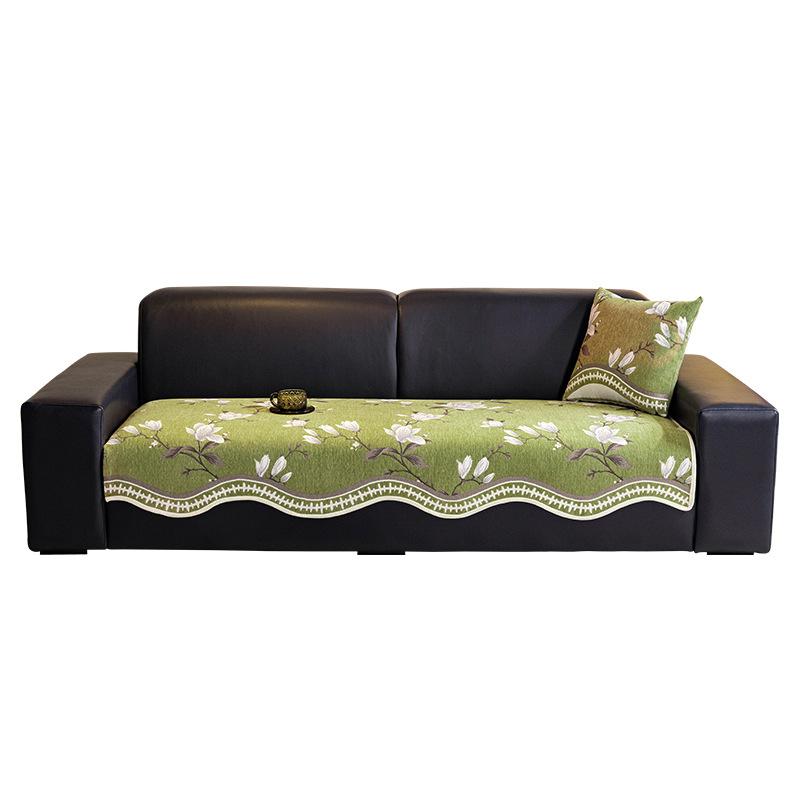 New Sofa Cushion Light Luxury High Sense Special-Shaped Non-Slip Seat Cushion One Piece Chenille Sofa Cover Cloth Towel