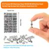 670pcs Stainless Steel Allen Screw and Bolt Combination Set | M3, M4, M5, M6 Hex Head