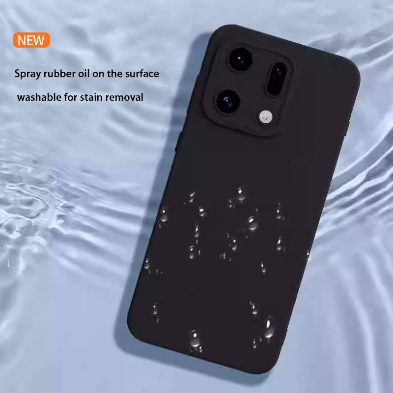 Basic Straight Edge Phone Case for OPPO Find X9 Pro X9Pro 5G Soft Angel Eyes Silicone Camera Protection High Qualtiy Back Covers