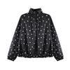 2026 Summer New European and American Cross-border Women's Clothing Street Fashion Black Polka Dot Printed Jacket W107 8910