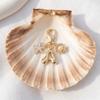 Golden 26 Letters Keychain Retro Backpack Pendant Unisex Bag Charm  Friends