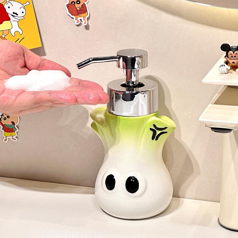 OIMG Scallion Mousse Ceramic Soap Dispenser