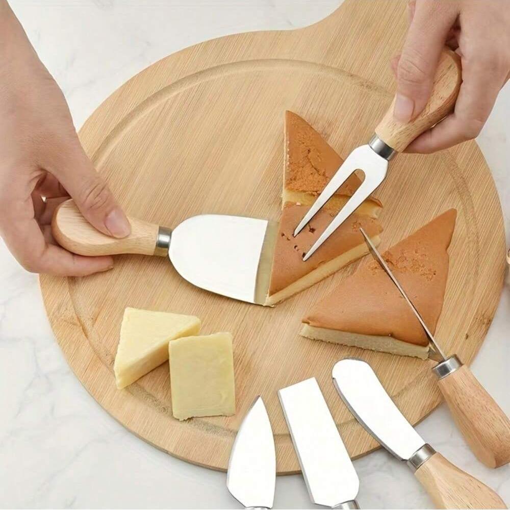 Edelstahl Käsemesser Enthält Schneider Messer Gabeln Streicher zum Servieren Backen Buttermesser Spatel Schmale Hobel Messer