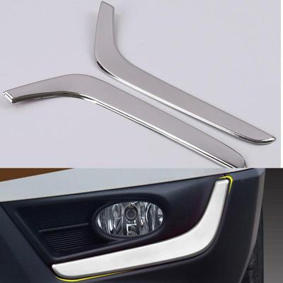 Für CR-V CRV 2017 2018 2019 2 teile/los Auto Styling Chrom Silber Nebelscheinwerfer Abdeckung Trim