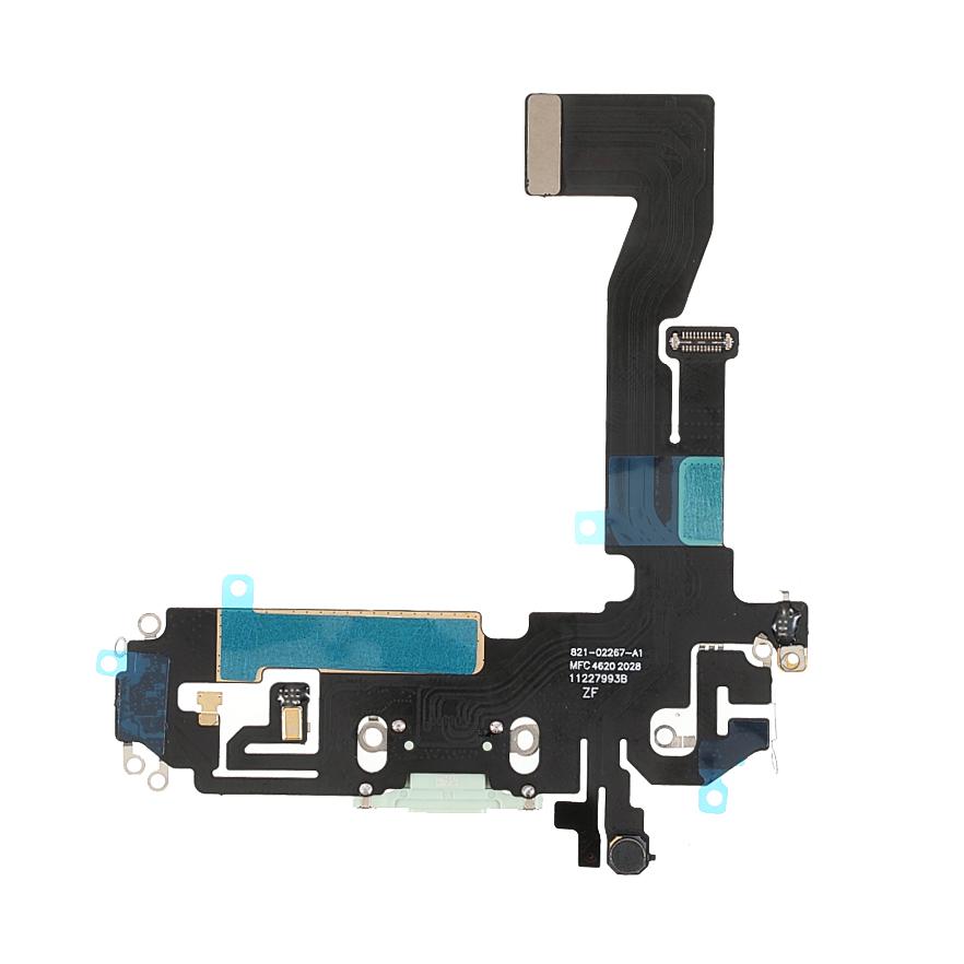 

Dock Connector Charging Port Flex Cable (Without Logo) for iPhone 12 6.1 inch White