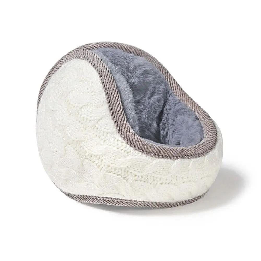 For Men Women Winter Ear Muffs Soft Fleece Plush Earmuffs Behind Band Head Ear Warmers Ear Cover Cosy Plush Outdoor Ear Muffs