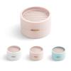 Jewelry Organizer Macaron Color Portable Small Reasonable Partition Bracelet Necklace Ring Earrings Jewelry Storage Box
