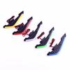 LED Decorative Winglets Body Trim Sticker Fairing Air Deflectors For Increased Motorbike And Electric Bike Visibility 2x