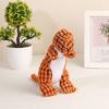 Plush Dinosaur Dog Chew Toy Squeaky Stuffed Tyrannosaurus Rex Boredom Reduction Dog Teething Interactive Dino Plushie Toy Pet Supplies