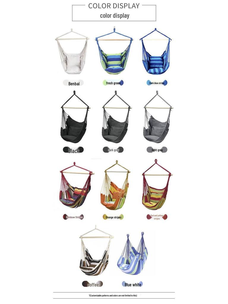 Hengestol for studenthybel: Innendørs/Utendørs Hengekøye & Gyngestol for Studenter