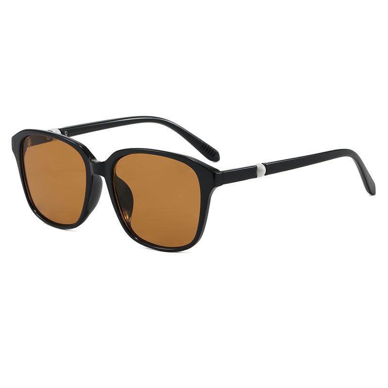

2026 New Unisex Pearl Accent PC Square Frame Sunglasses Lightweight Wear with UV400 Protection Fashion Retro Style for Daily as pictures