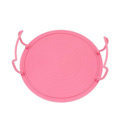 Support en plastique pour micro-ondes, Mini bureau, plateau chauffant pour aliments, étagère multifonction pour assiettes empilables