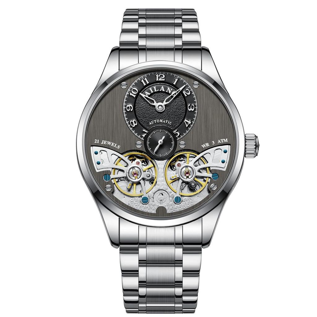 Ailang 2025 Men's Double Tourbillon Automatic Mechanical Watch