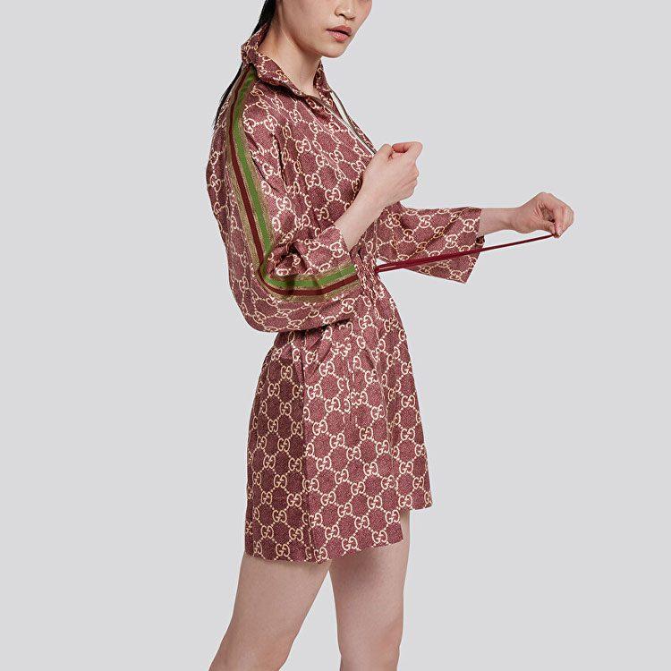 Gucci FW21 Long Sleeved Dress Women's Pink 628781-XJCL5-5281