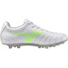 Mizuno Monarchida Neo 3 Select Jr Mg Comfortable Versatile Non-Slip Durable Low-Top Kids Soccer Shoes Men Soccer Shoes White Neon-Green P1GB252637