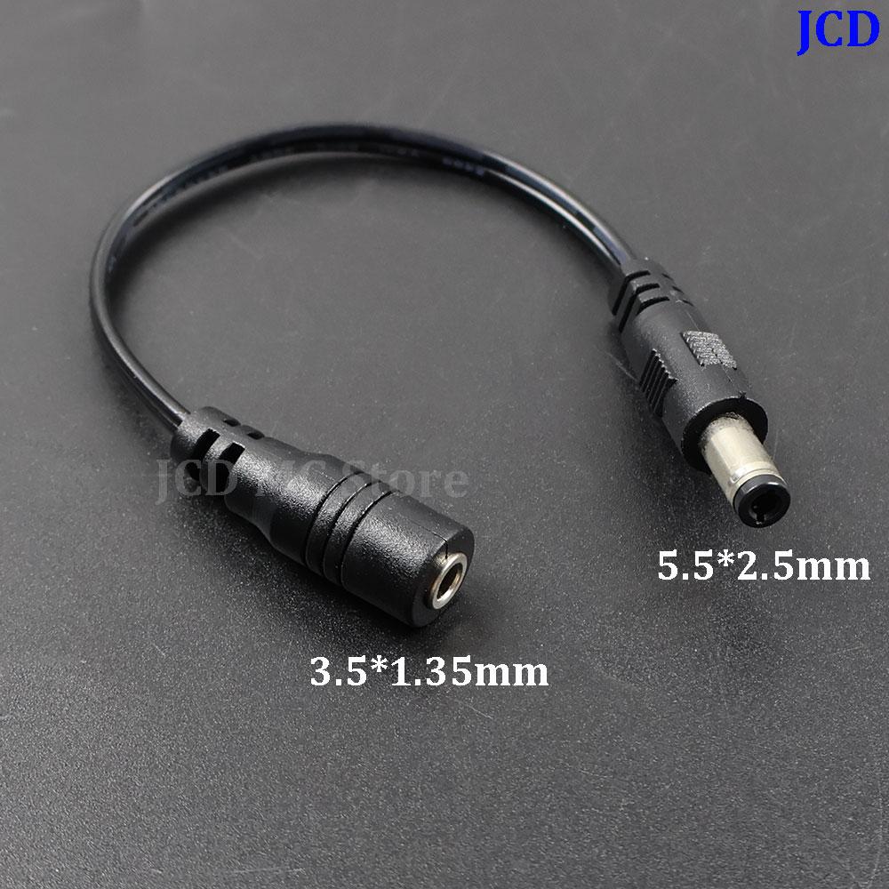 1/3/5PCS 5.5x2.1mm DC Female Power Jack to DC Male Plug Cable 5.5*2.5mm 3.5x1.35 4.0*1.7mm 4.8*1.7 2.5*0.7 Connector Power Cord
