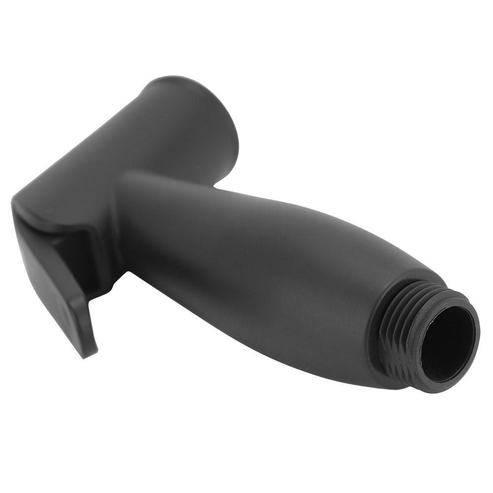 Household Handheld Bathroom Toilet ABS Bidet Sprayer Head Nozzle Matte Black