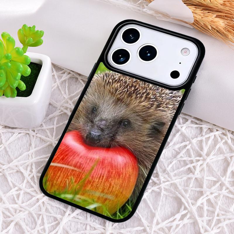 Igel Weiche Handyhülle für iPhone 17 Air 16 15 11 12 14 13 Pro Max Stoßfeste Hülle