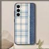 Splicing grid style   Phone Case For Samsung Galaxy A73,A72,A71,A70,A53,A52,A51,Soft Silicone Black Cover