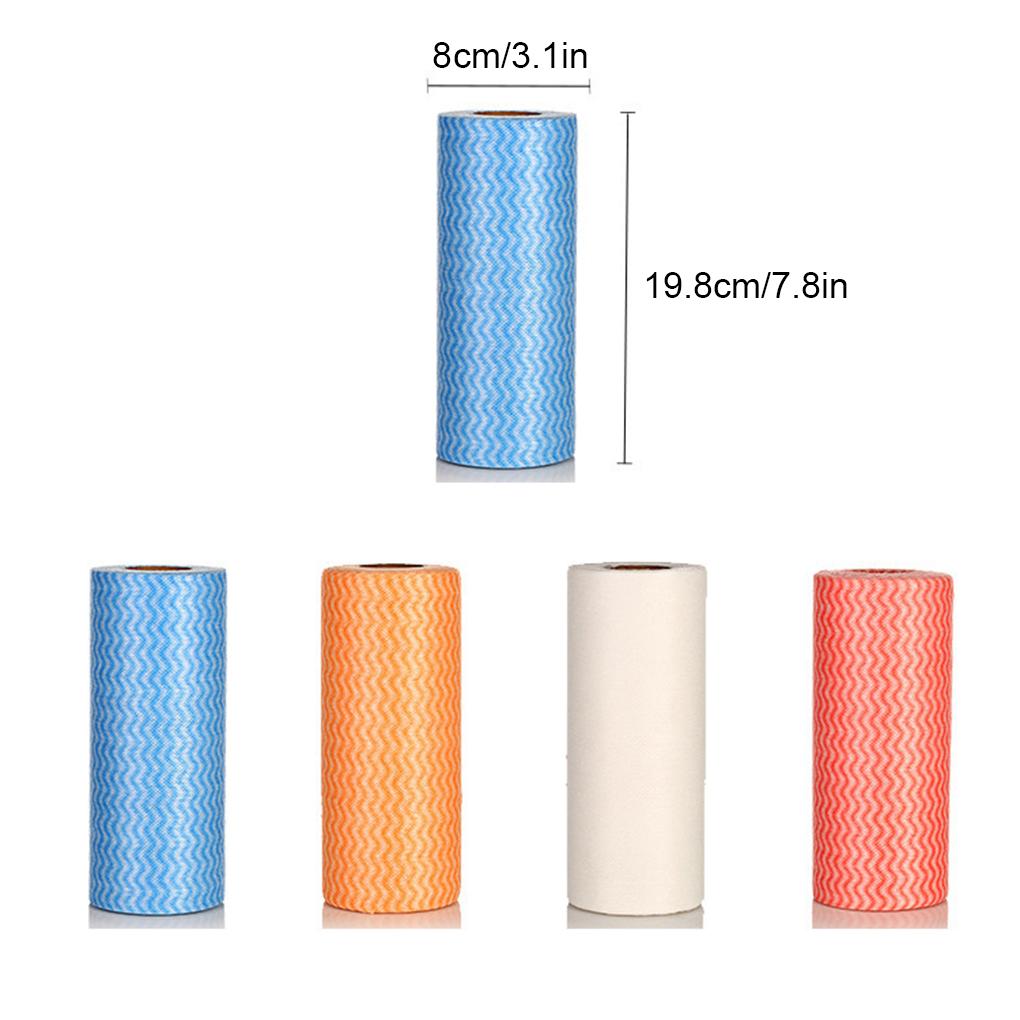 Household Portable Single Use Dishwashing Cloth Plates Sink Countertop Pan Cleaning Towel Non-woven Fabric Rags Kitchen
