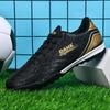 Youth Adult Soccer Cleats TF Turf Shoes Grass Artificial Field Training Competition Low Cut Synthetic Leather