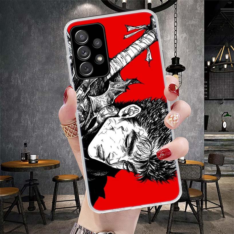G-Guts B-Berserks Anime Soft Phone Case For Samsung Galaxy S22 S23 S24 S25 Edge S26 Ultra S20 FE S21 Plus + Fundas Coque Galaxy