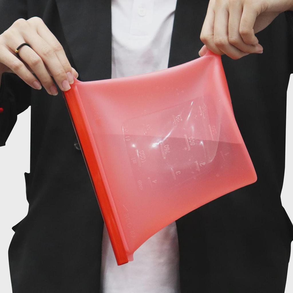New Silicone Fresh-Keeping Ziplock Bag for Food Storage and Freezing