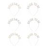 Sparkling Crystal Headpiece Bride to Be Crystal Tiaras for Pageant Proms Hair Jewelry with Elegant Rhinestones