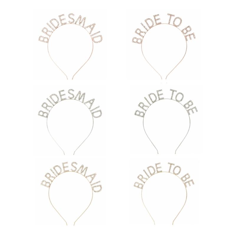 Sparkling Crystal Headpiece Bride to Be Crystal Tiaras for Pageant Proms Hair Jewelry with Elegant Rhinestones