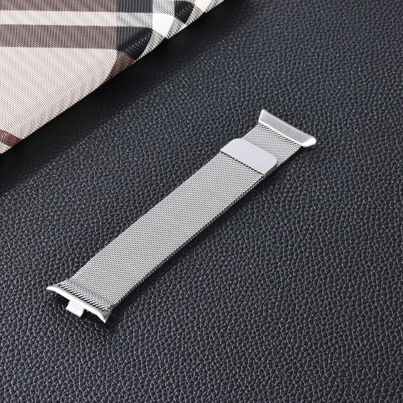 

Stainless Steel Milanese Strap Return Magnetic Bracelet For vivo watch GT2 Replacement Strap Universal Watch Band серебряный