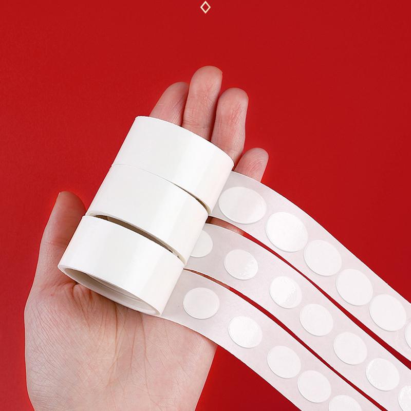 100pcs/roll Points Dots Double Sided Clear Sticker Balloon Glue Dot Adhesive for Birthday Wedding Party Decor Sticker Stand Arch